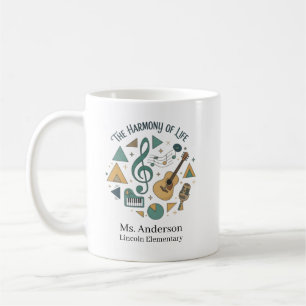 Mug Professeur de Musique Personnalisé L'Harmonie de l