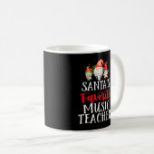 Mug Professeur de musique préféré du Père Noël Funny C (Devant droit)