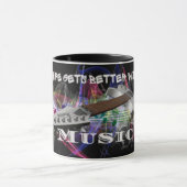 Mug Professeur de musique professionnelle vintage (Centre)