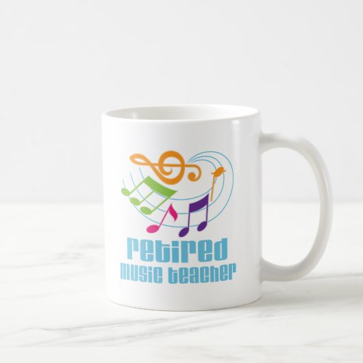 Mug Professeur de musique retraité (Droite)