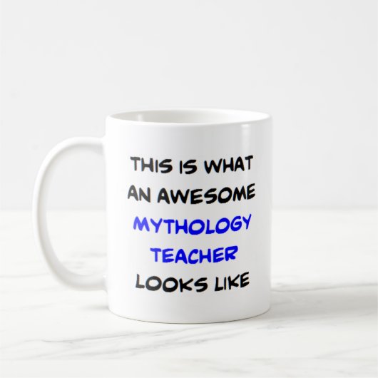 Mug professeur de mythologie, génial (Gauche)
