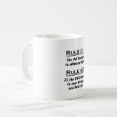 Mug Professeur de PE de règle (Devant gauche)