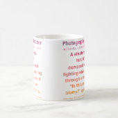 Mug Professeur de photographie (Centre)