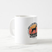 Mug Professeur de physique aime conception de chien We (Devant gauche)