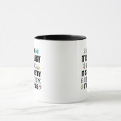Mug Professeur de physique scientifique Geek Drôle Étu (Centre)