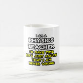 Mug Professeur De Physique...Supposons Que Je Ne Me Tr (Centre)