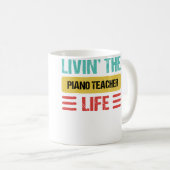 Mug Professeur de piano (Devant droit)