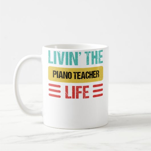 Mug Professeur de piano (Gauche)