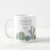 Mug Professeur de Plantes Succulentes à l'Aquarelle qu (Gauche)