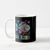Mug Professeur de poisson à l'échelle arc-en-ciel gent (Gauche)