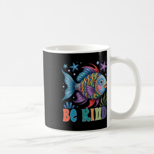 Mug Professeur de poisson à l'échelle arc-en-ciel gent (Droite)