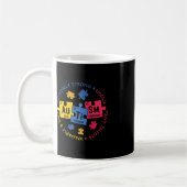 Mug Professeur de science de puzzle périodique de sens (Gauche)