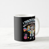 Mug Professeur de science Kawaii – Superpouvoir Chibi (Devant droit)