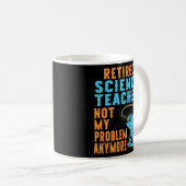 Mug Professeur de sciences à la retraite Pêcheur Amour (Devant droit)