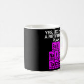 Mug Professeur de sciences à la retraite - Retraite 2 (Devant droit)