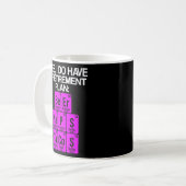 Mug Professeur de sciences à la retraite - Retraite 2 (Devant gauche)