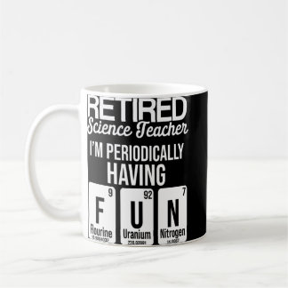 Mug Professeur de sciences à la retraite Week-end de f