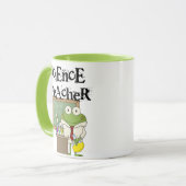 Mug Professeur de sciences de la grenouille (Devant gauche)