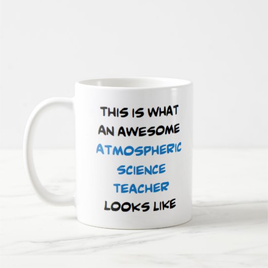 Mug professeur de sciences de l'atmosphère, génial (Gauche)