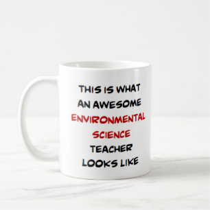 Mug Professeur de sciences de l'environnement, génial
