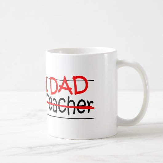 Mug Professeur de Sciences de papa du travail (Droite)
