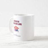 Mug Professeur de sciences, éducateur de vie, apprécia (Devant gauche)