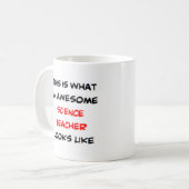 Mug professeur de sciences, génial (Devant gauche)