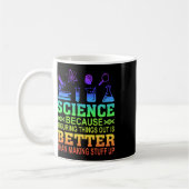 Mug Professeur de sciences, parce que comprendre les c (Gauche)