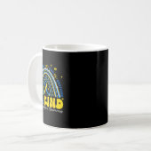 Mug Professeur de sensibilisation au syndrome de Down (Devant gauche)