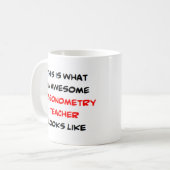 Mug professeur de trigonométrie, génial (Devant gauche)