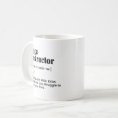 Mug Professeur de Yoga, Instructeur de Yoga, Classe de (Devant gauche)