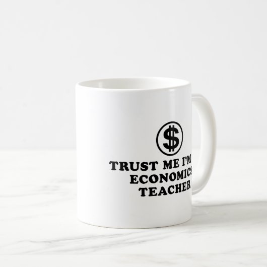 Mug Professeur d'économie (Devant droit)