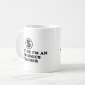 Mug Professeur d'économie (Devant gauche)