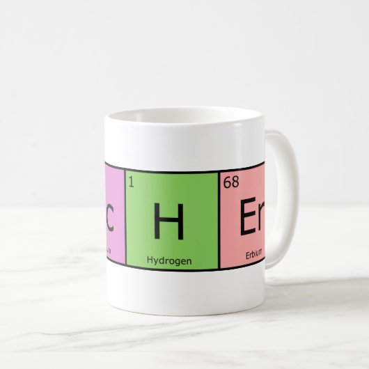 Mug Professeur d'éléments chimiques (Devant droit)