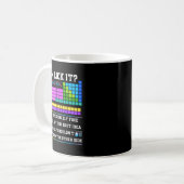 Mug Professeur d'éléments de chimie Puis-je le lécher (Devant gauche)