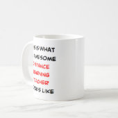 Mug professeur d'enseignement à distance, génial (Devant gauche)