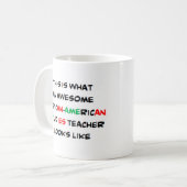 Mug professeur d'études afro-américaines, génial (Devant gauche)