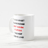 Mug professeur d'études est-asiatique, génial (Devant gauche)