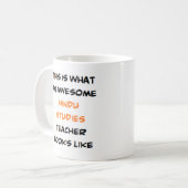 Mug professeur d'études hindoues, génial (Devant gauche)