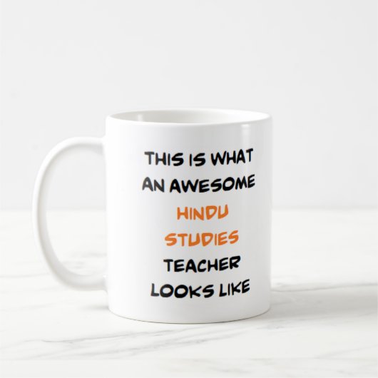 Mug professeur d'études hindoues, génial (Gauche)