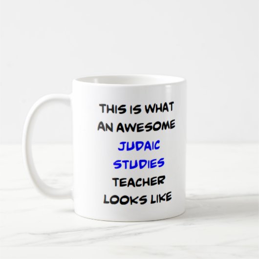 Mug professeur d'études judaïques, génial (Gauche)
