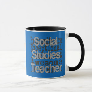Mug Professeur d'études sociales Extraordinaire
