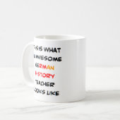 Mug professeur d'histoire allemande, génial (Devant gauche)