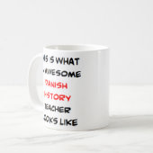 Mug professeur d'histoire danoise, génial (Devant gauche)