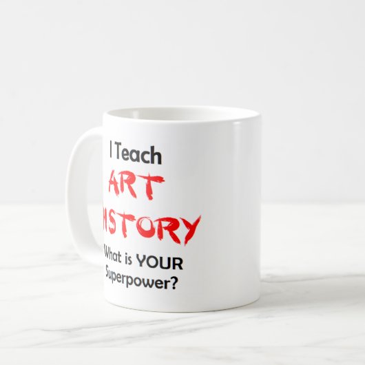 Mug professeur d'histoire de l'art (Devant gauche)