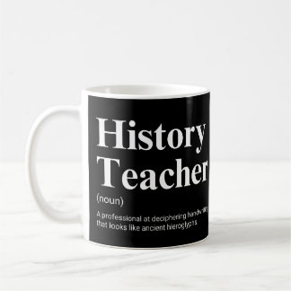 Mug Professeur d'histoire Définition drôle