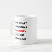 Mug professeur d'histoire du gt, génial (Devant gauche)