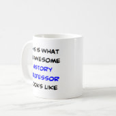 Mug professeur d'histoire, génial (Devant gauche)