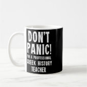 Mug Professeur d'histoire grecque (Gauche)