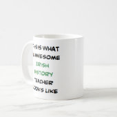 Mug professeur d'histoire irlandaise, génial (Devant gauche)